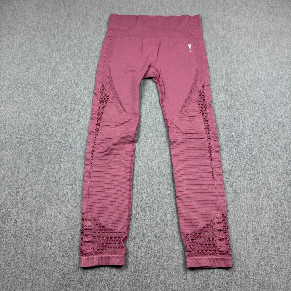 Gymshark Leggings Womens Small Pink Energy Seamless Yoga Gym Workout Pants